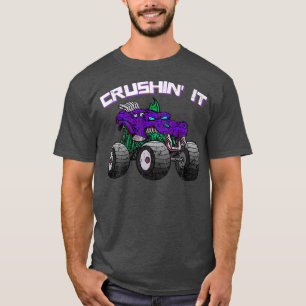 Crushin' Monster Truck Vintag Retro 265 T-Shirt