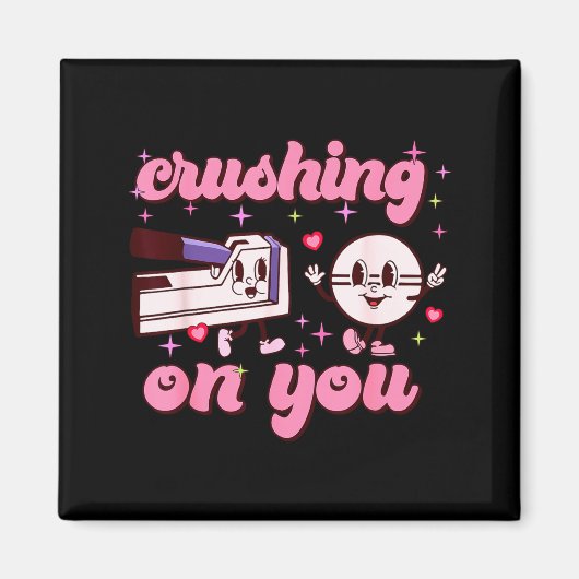 Crushing On You Peds Cu Rn Aid Rn Nurse Valentines Magnet (Vorne)