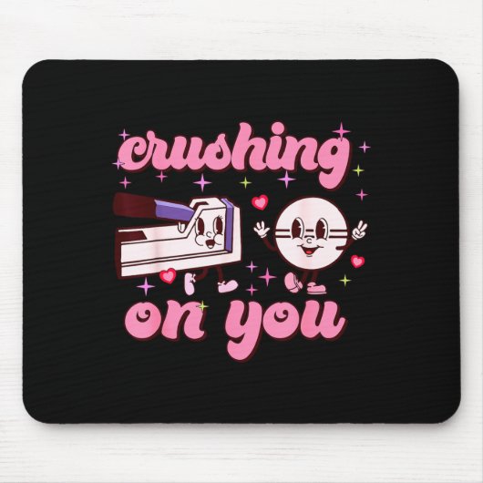 Crushing On You Peds Cu Rn Aid Rn Nurse Valentines Mousepad (Vorne)
