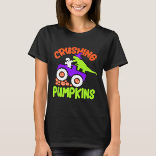 Crushing Pumpkins Lazy Halloween Kostüm Niedliches T-Shirt