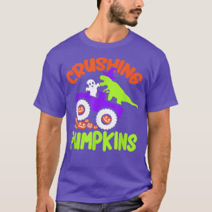 Crushing Pumpkins Lazy Halloween Kostüm Niedliches T-Shirt