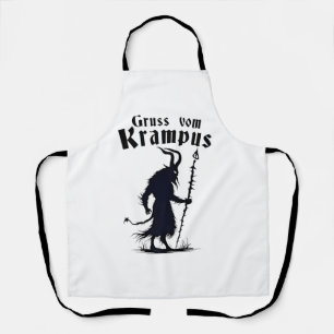 Cruss Vom Krampus Weihnachten Xmas Teufel Gruselig Schürze