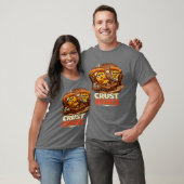 Crust Issues Funny Retro Pizza Therapy T-Shirt (Unisex)
