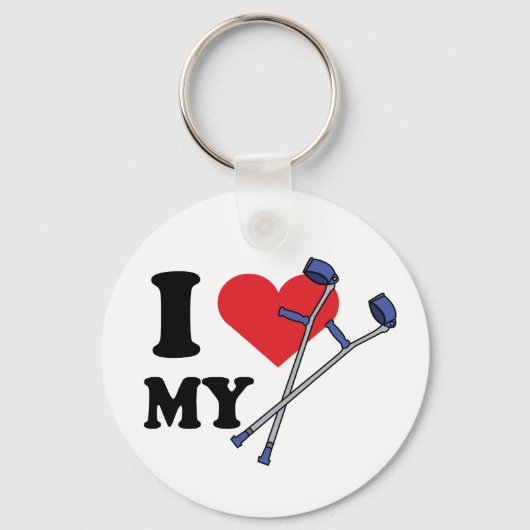 Crutch Love Keychains Schlüsselanhänger (Vorderseite)