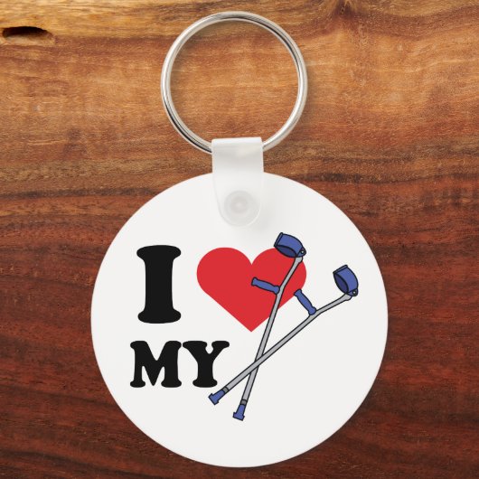 Crutch Love Keychains Schlüsselanhänger (Vorderseite)