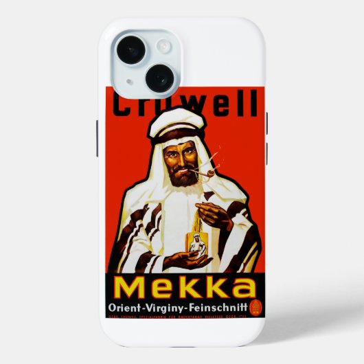 Cruwell Mekka Tobacco Case-Mate iPhone Hülle (Rückseite)
