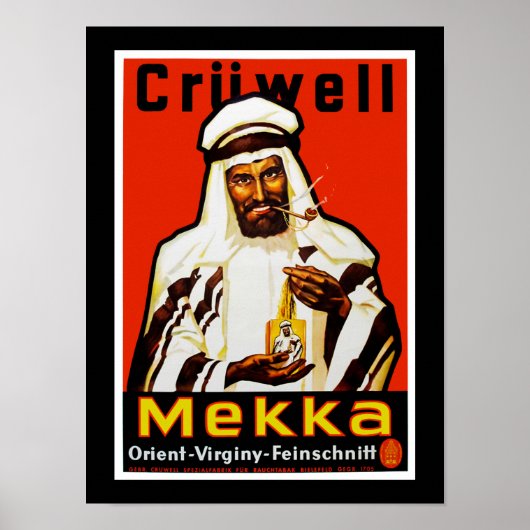 Cruwell Mekka Tobacco Poster (Vorne)