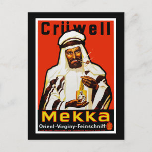 Cruwell Mekka Tobacco Postkarte