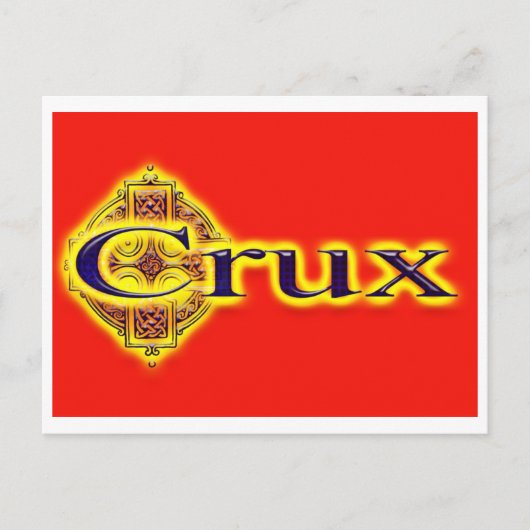 Crux Postkarte (Vorderseite)