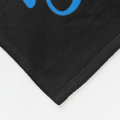 Cruype 1 Diabetes Sensibilisierungskampagne Monste Fleecedecke (Ecke)