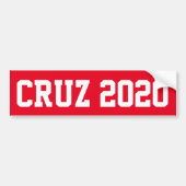 CRUZ 2020 - Rot Autoaufkleber (Vorne)