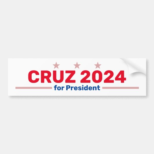 Cruz 2024 Autoaufkleber (Vorne)
