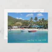 Cruz Bay, St. John USVI Postkarte (Vorne/Hinten)