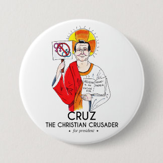 Cruz der christliche Kreuzfahrer Button