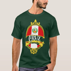 Cruz Familie Peru-Flagge T-Shirt