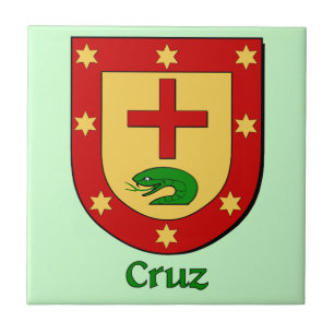 Cruz Family Shield Fliese