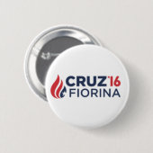 Cruz Fiorina '16 Logo Button (Vorne & Hinten)