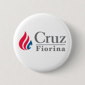 Cruz/Fiorina 2016 Knopf Button (Vorderseite)