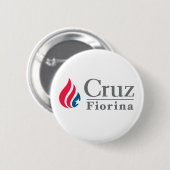 Cruz/Fiorina 2016 Knopf Button (Vorne & Hinten)