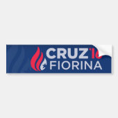 Cruz/Fiorina Autoaufkleber 2016 (Vorne)
