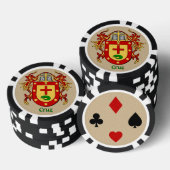 Cruz Heraldic Arms Pokerchips (Stapel)
