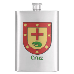 Cruz Heraldic Shield Flachmann