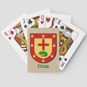 Cruz Heraldic Shield Spielkarten