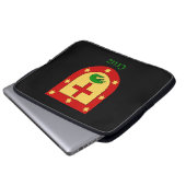 Cruz Line Shield Elektronenbeutel Laptopschutzhülle (Vorne Knopf)