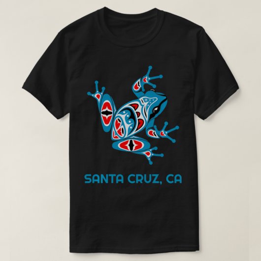 Cruz Santa Alaska Frog PNW Indian Art Native Ameri T-Shirt (Design vorne)