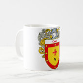Cruz Wappen (überzogen) Kaffeetasse (Vorderseite Links)