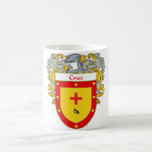 Cruz Wappen (überzogen) Kaffeetasse (Mittel)