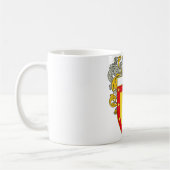 Cruz Wappen (überzogen) Kaffeetasse (Links)