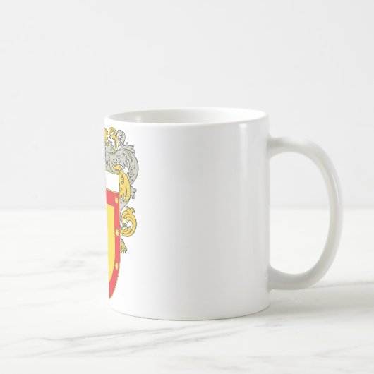 Cruz Wappen (überzogen) Kaffeetasse (Rechts)