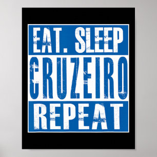 Cruzeiro Fußball - Trikot Cruzeiro - Schwarz Kinde Poster