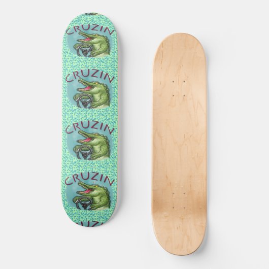 Cruzin Alligator Skateboard (Vorderseite)