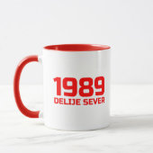 Crveni Tekst Delije Sever 1989 Tasse (Links)