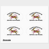 CRW-Aufkleber Ovaler Aufkleber (Blatt)