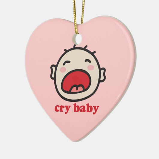 Cry Baby Keramikornament (Links)