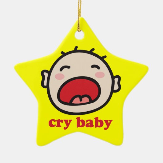 Cry Baby Keramikornament (Vorne)