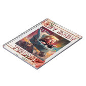 Cry Baby Trump-Notebook Notizblock (Linke Seite)
