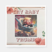 Cry Baby Trump Paper Napkin Serviette (Vorderseite)