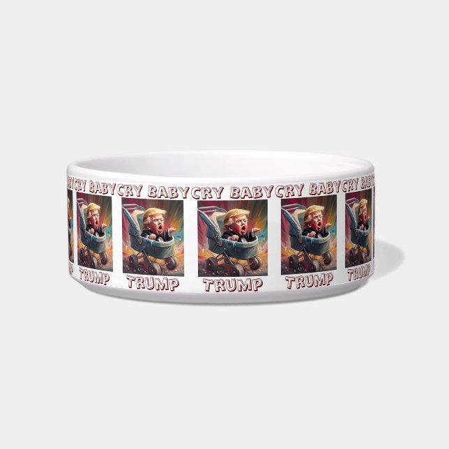 Cry Baby Trump Pet Bowl Napf (Vorderseite)