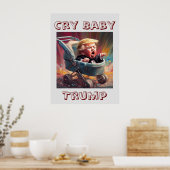 Cry Baby Trump Poster (Küche)