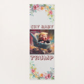 Cry Baby Trump Yoga Mat Yogamatte (Rückseite)