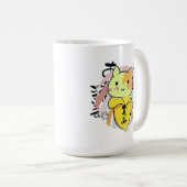 Cry Banana Cat Funny Kaffeetasse (VorderseiteRechts)