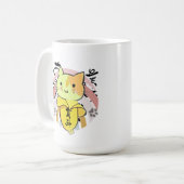 Cry Banana Cat Funny Kaffeetasse (Vorderseite Links)