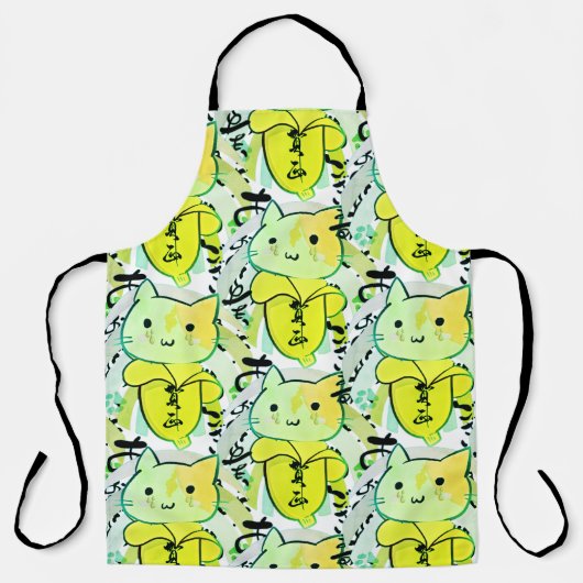 Cry Banana Cat Funny Schürze (Vorderseite)