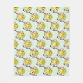 Cry Banana Cat Pattern Fleecedecke (Vorderseite)