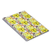 Cry Banana Cat Pattern Notizblock (Rechte Seite)