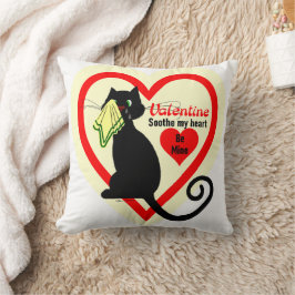Cry Black Cat Alt modische Valentine Vintag S Kissen